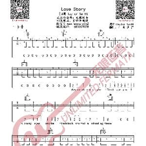 泰勒 斯威夫特 Love Story 吉他谱_歌曲简谱