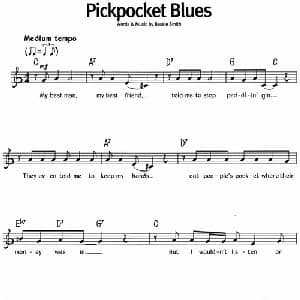 蓝调音乐:Pickpocket Blues_外国歌谱