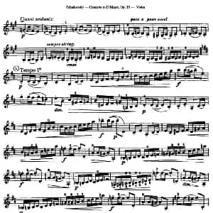小提琴谱 | Concerto in D Major.Op.35