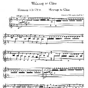 Five Concert Etudes "Chinese" Op.52 钢琴谱 亚历山大 齐尔品 Alexander Tcherepnin