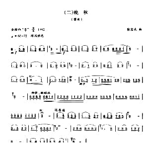 晚秋 箫 张宝庆