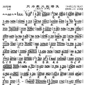 火焰驹 只为我父把婚变_歌曲简谱_词曲:暂无 恒流星制谱