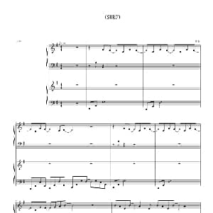 海浪 钢琴谱 黄品源