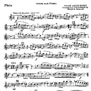 长笛曲谱 | 长笛练习曲 2