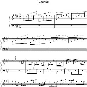 Joshua 钢琴谱