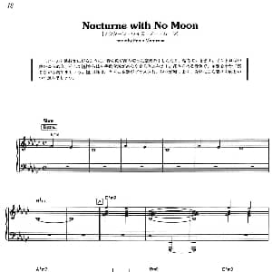 Nocturne With No Moon 钢琴谱 意 埃尼奥 莫里康内 Ennio Morricone