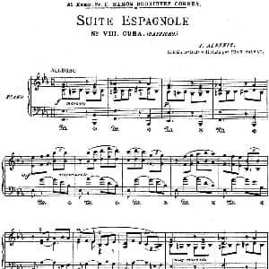 Suite Espanola Op.47 钢琴谱 埃赛克 阿尔贝尼兹