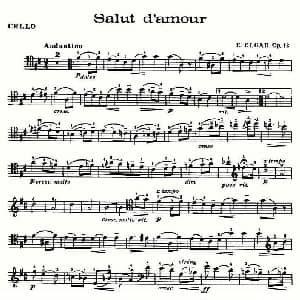 Salut d'amour 爱的礼赞 大提琴