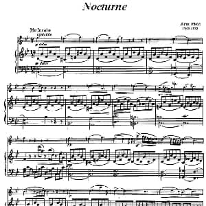 小提琴谱 | 夜曲 Nocturne 小提琴 钢琴伴奏 约翰 菲尔德作曲版 约翰 菲尔德