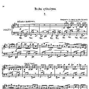 Etudes Rythmiques Op.149 钢琴谱 本杰明 路易斯保罗 戈达尔