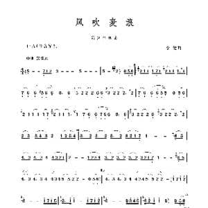 风吹麦浪_歌谱投稿_词曲: 李健