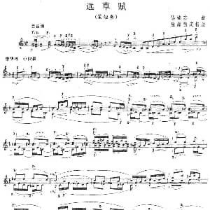 远草赋 笙独奏 陈铭志曲 徐超铭定指法