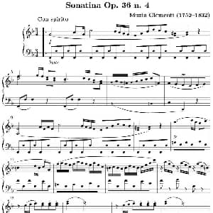 6 Sonatinas Op.36 钢琴谱 穆齐奥 克莱门蒂