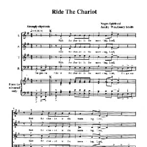 Ride The Chariot_外国歌谱