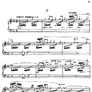 云 钢琴谱 谭盾