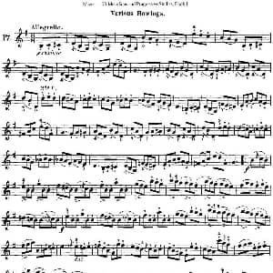 小提琴谱 | 马扎斯小提琴练习曲 Op.36 第一册 特殊练习曲 17