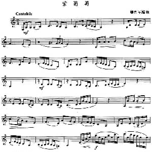 紫葡萄 单簧管 卿烈军编曲