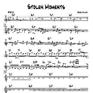 STOLEN MOMENTS 降B爵士乐谱