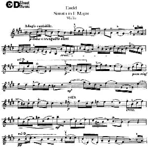 小提琴谱 | Violin Sonata No.6 in E major