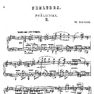 16 Preludes Op.9 钢琴谱 狄奥多 柯希纳