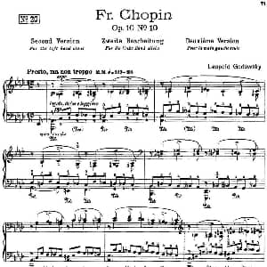 53首改编练习曲 钢琴谱 里奥鲍尔德 戈多夫斯基