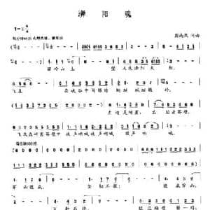 舞阳魂_民歌简谱_词曲:彭南泉 彭南泉