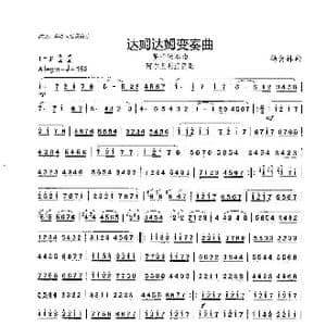 达姆达姆变奏曲_歌曲简谱_词曲: 杨会林曲
