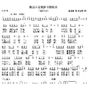 我是不是你梦里的依恋_歌曲简谱_词曲:杜思雨 孙卫东