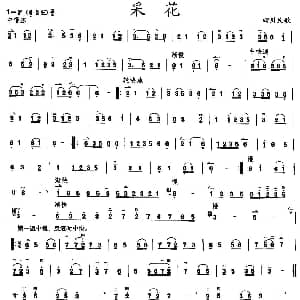 二胡谱 | 采花