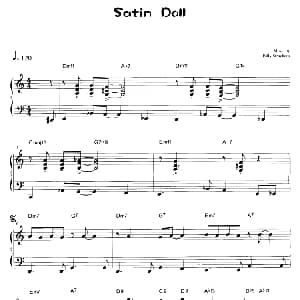 Satin Doll 钢琴谱
