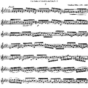 长笛曲谱 | 斯勒新老风格长笛练习重奏曲 第二部分 NO.6 Siegfried Thiele S. 斯勒