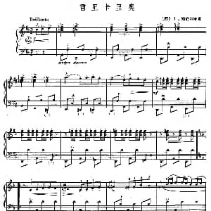 手风琴谱 | 雷里卡里奥 西 J 帕迪利亚