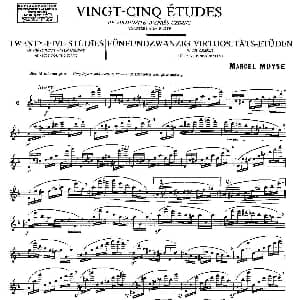 长笛曲谱 | Moyse 25 Studies after Czerny flute 6 25首改编自车尔尼作品的练习曲 Moyse