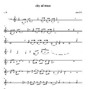 city of stars_歌谱投稿