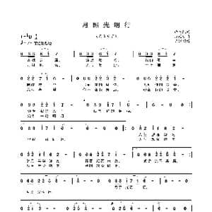月照光明行_歌曲简谱_词曲:许书凯 张廷新