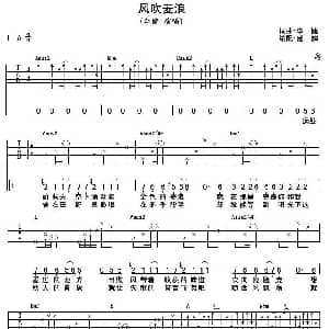 风吹麦浪 吉他谱 李健 李健 李健