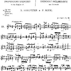 小提琴谱 | 顿特24首小提琴练习曲 作品37—24 顿特