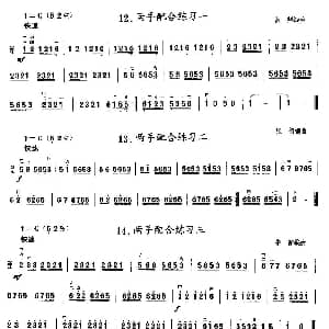 二胡谱 | 二胡微型练习曲 快弓练习 12—20