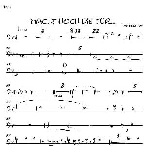 Macht Hoch Die Tru… 第三小号分谱