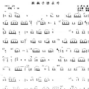 二胡谱 | 撒耥子撩在外