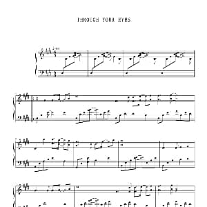 Through Your Eyes 钢琴谱 Kevin Kern