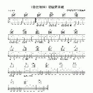 你的眼神 吉他谱 林志炫