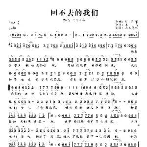 回不去的我们_歌曲简谱_词曲:周丙华 九雨