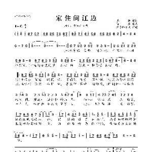 家住闽江边_歌曲简谱_词曲:思绘 蒋舟