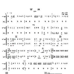 京调_歌曲简谱_词曲: 顾冠仁编曲