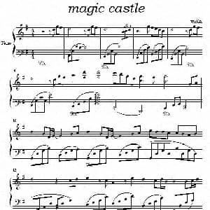 magic castle 钢琴谱