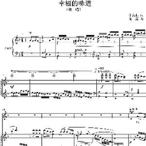 幸福的味道_歌谱投稿_词曲:李海燕 葛清