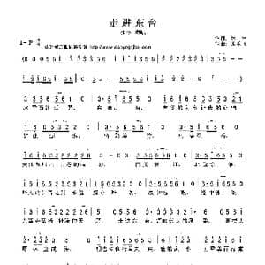 走进东台_歌曲简谱_词曲:冰雪 朱乐飞