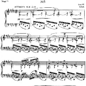 斯克里亚宾8首钢琴练习曲 Op42 钢琴谱 斯克里亚宾