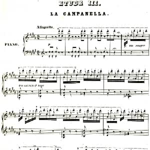 李斯特帕格尼尼大练习曲3 钢琴谱 李斯特